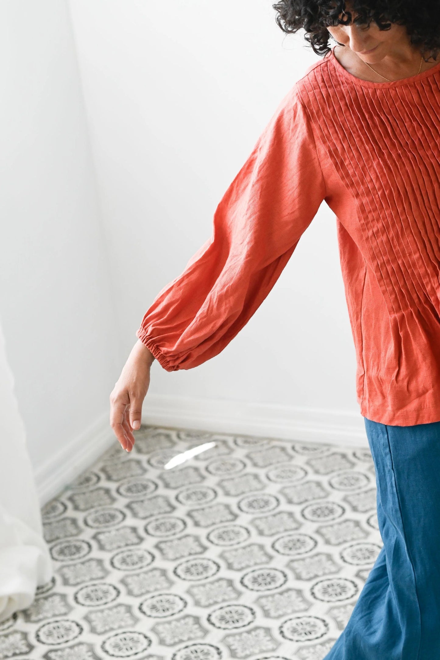 Lazybones - Amelia Top / Burnt Orange