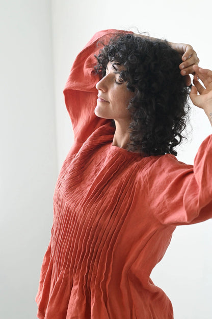Lazybones - Amelia Top / Burnt Orange