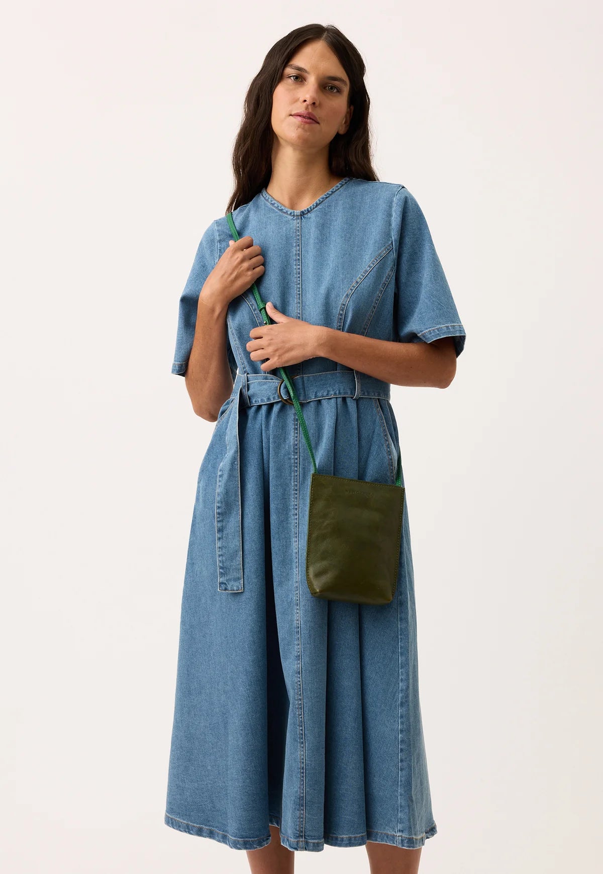 Nancybird - Louanne Pouch Khaki - The Ivy Room Adelaide