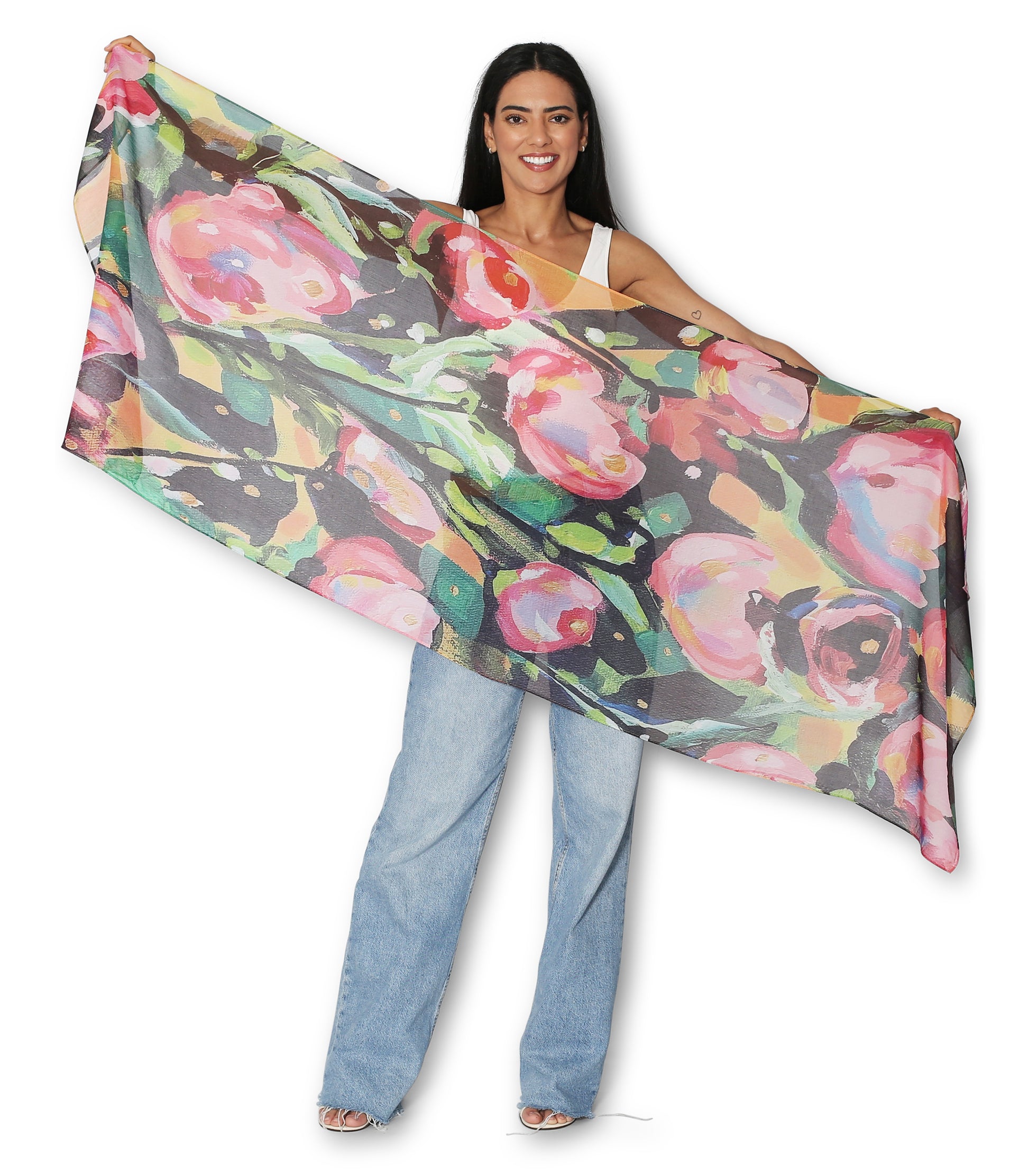 The Artists Label - Viscose Scarf / Blossom - The Ivy Room Adelaide