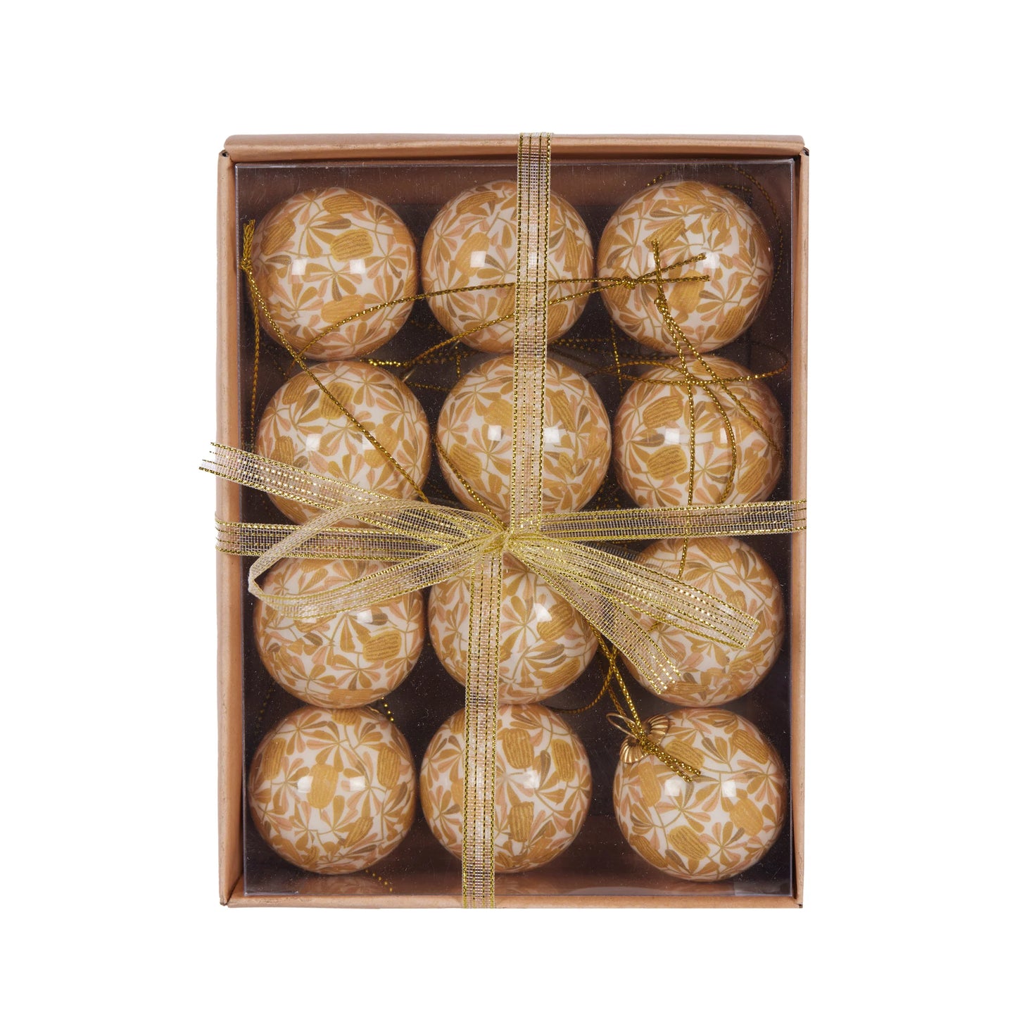 Holly and Ivy - Summer Banksia Mini Baubles 12pack