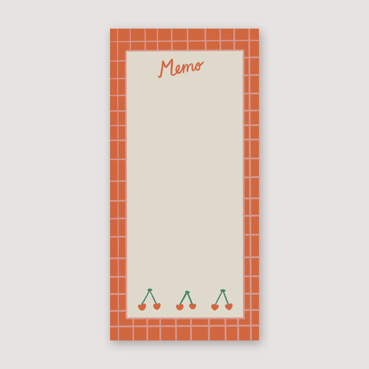 Lauren Sissons - Cherry Memo Magnetic Notepad