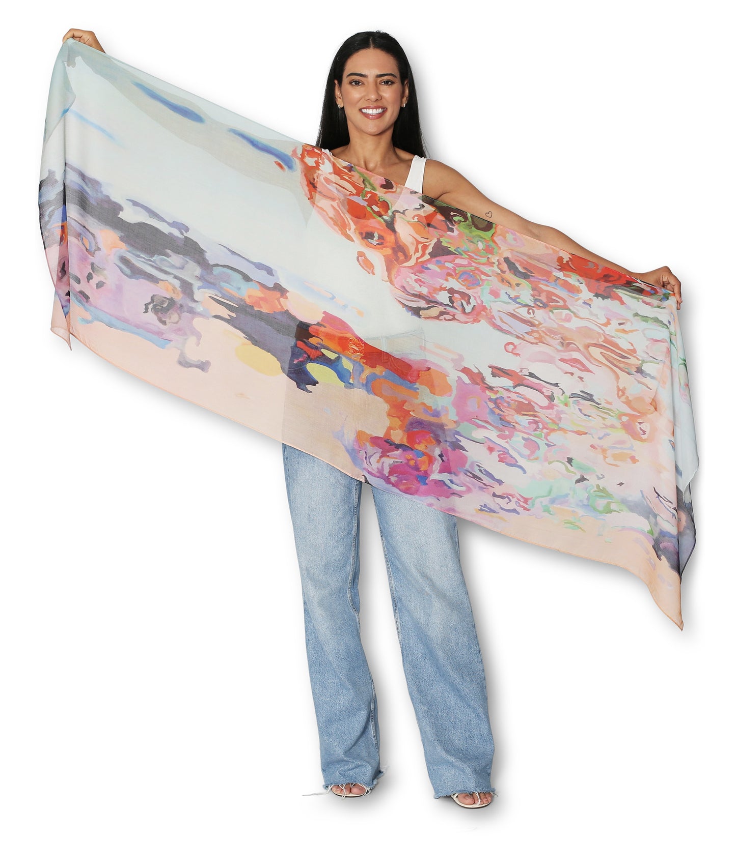 The Artists Label - Viscose Scarf / City of Masquerades - The Ivy Room Adelaide