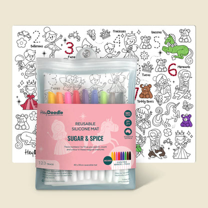 Hey Doodle - Colouring Mats Large