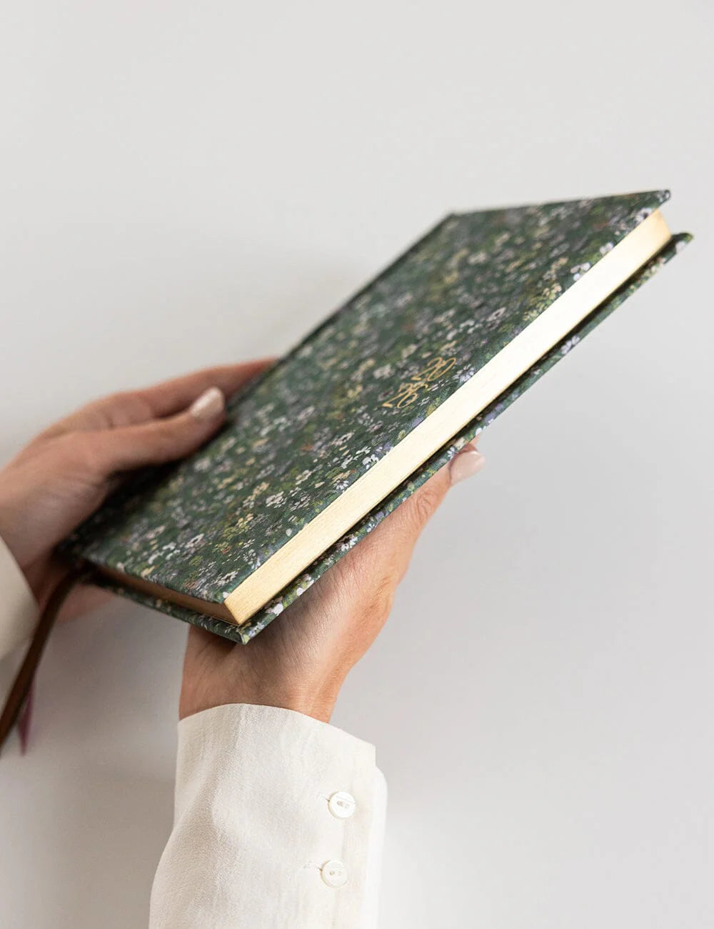 Bespoke Letterpress - 2026 Petite Linen Bound Planner, Summer Perennials