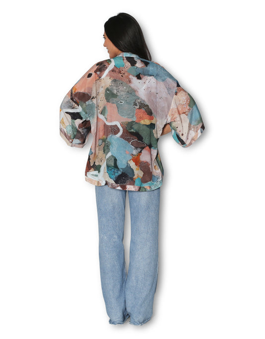 The Artists Label - Silk Kimono / Day Dreaming - The Ivy Room Adelaide