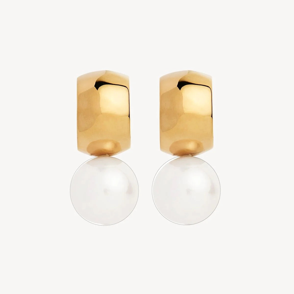 Najo - Idyll Pearl Stud Earring Gold