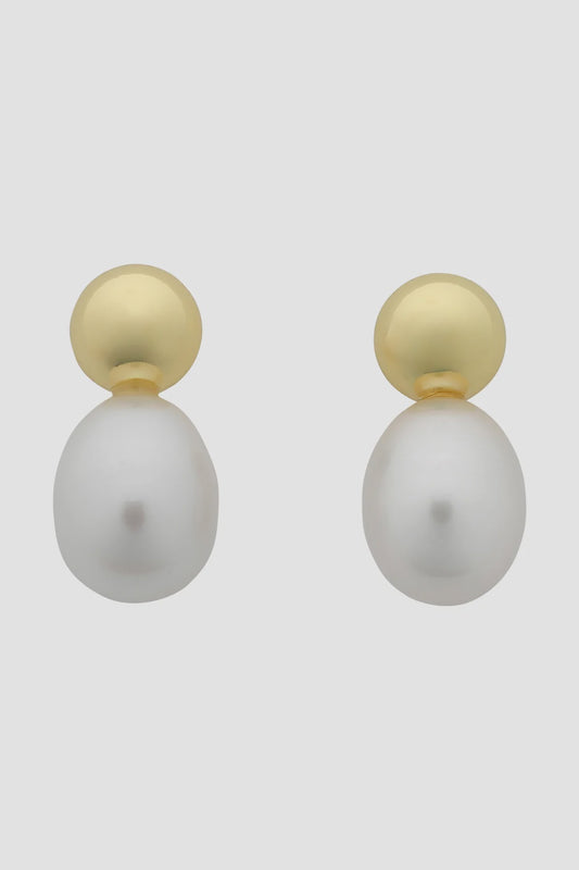 Liberte - Cove Gold Pearl Earring - The Ivy Room Adelaide