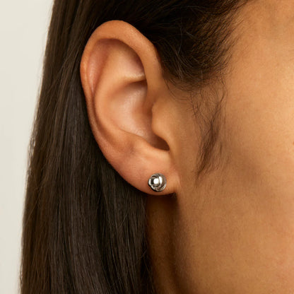 Najo - Floret Stud Silver - The Ivy Room Adelaide