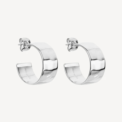 Najo - La Dolce Vita Hoop Silver - The Ivy Room Adelaide