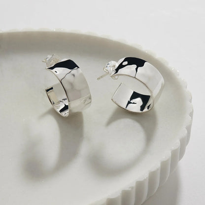 Najo - La Dolce Vita Hoop Silver - The Ivy Room Adelaide
