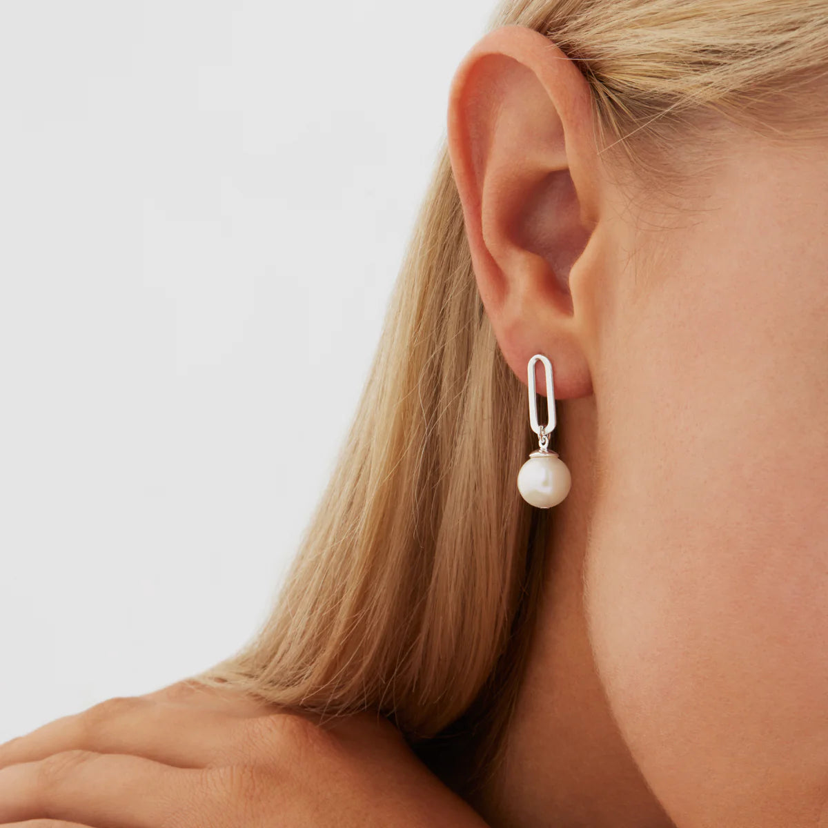 Najo - The Enchantress Pearl Drop Stud Earrings