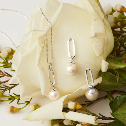 Najo - The Enchantress Pearl Drop Stud Earrings