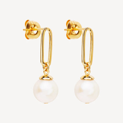 Najo - The Enchantress Pearl Drop Stud Earrings