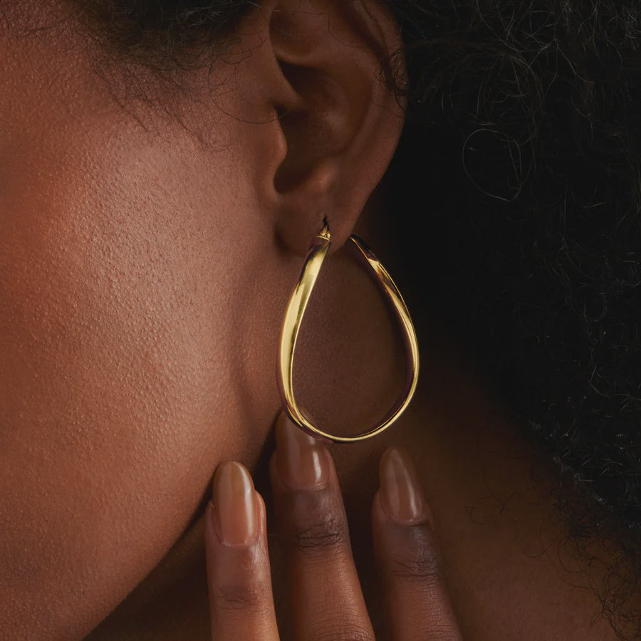 Najo - Odyssey Hoop Earring Gold - The Ivy Room Adelaide