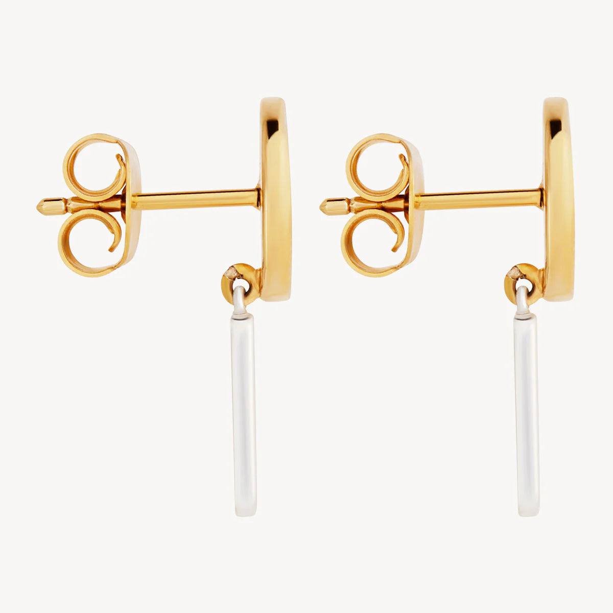 Najo - Labyrinthe Two-Tone Earrings