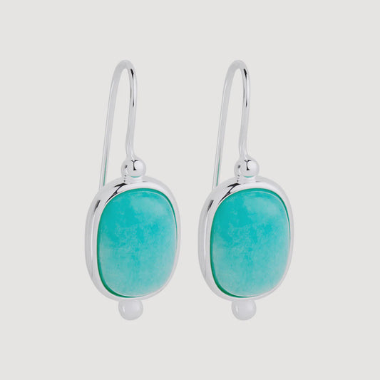 Najo - Fleur Amazonite Earrings