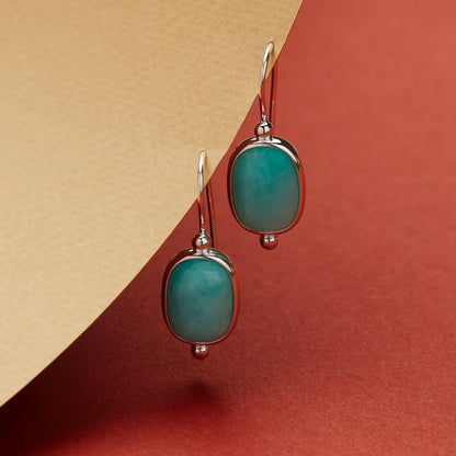 Najo - Fleur Amazonite Earrings