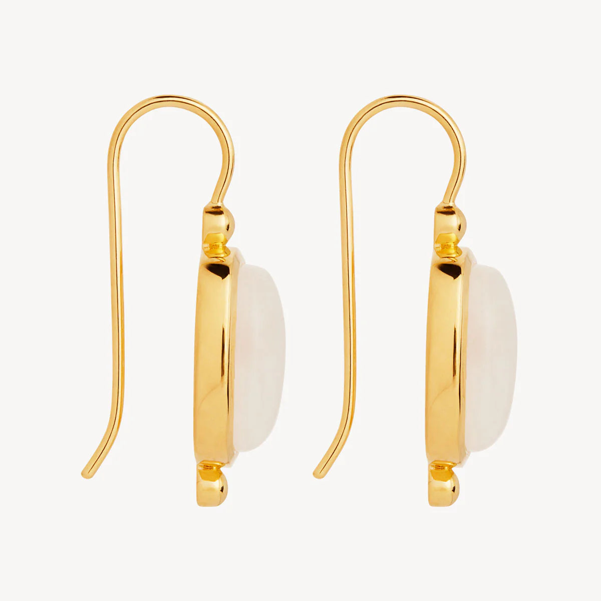 Najo - Fleur Rainbow Moonstone Earrings