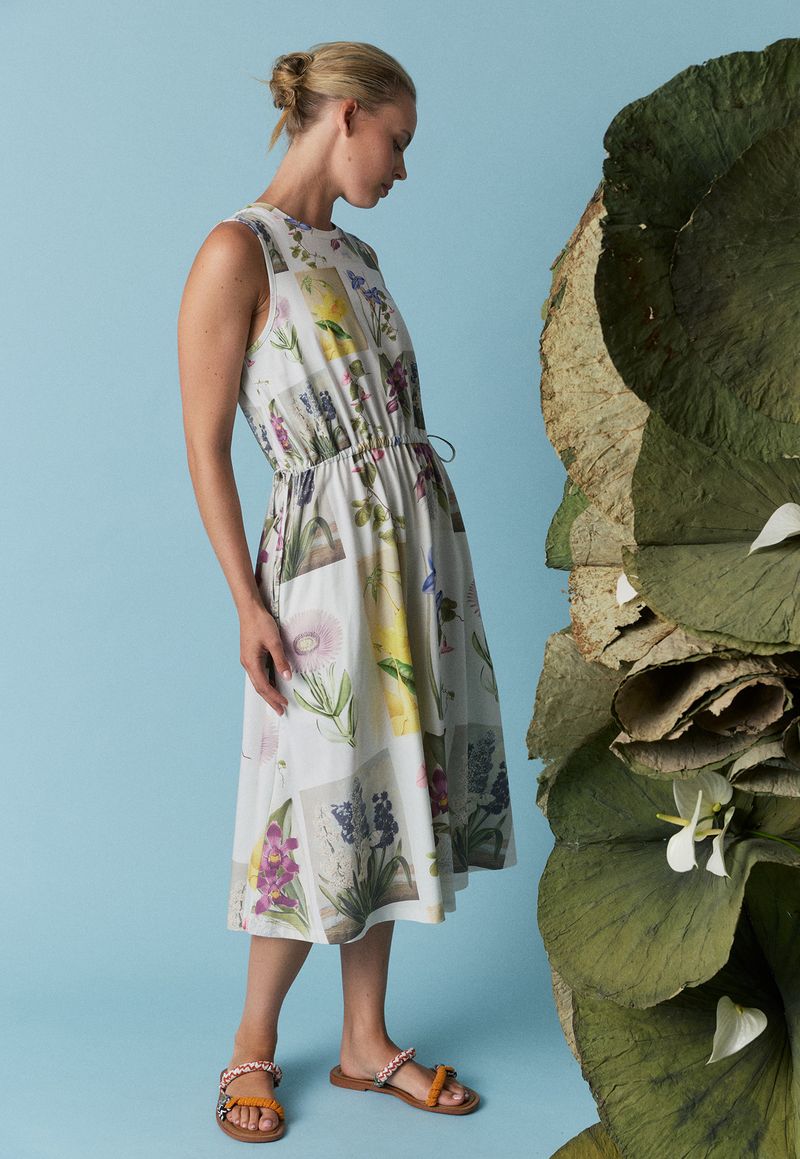 Nancybird - Lidia Tie Dress / Archive Floral