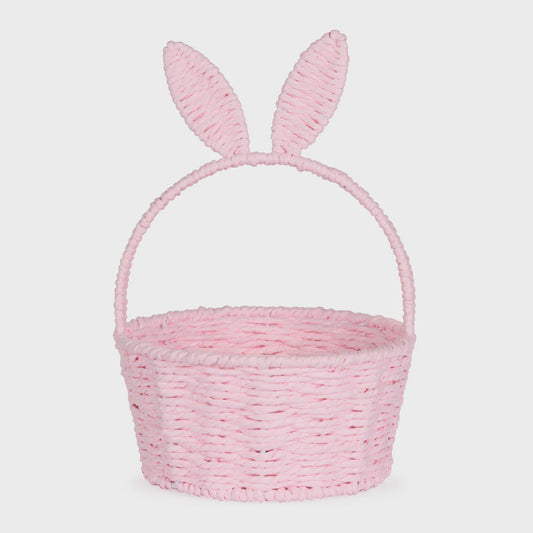 Holly & Ivy - Pink Bunny Ears Basket