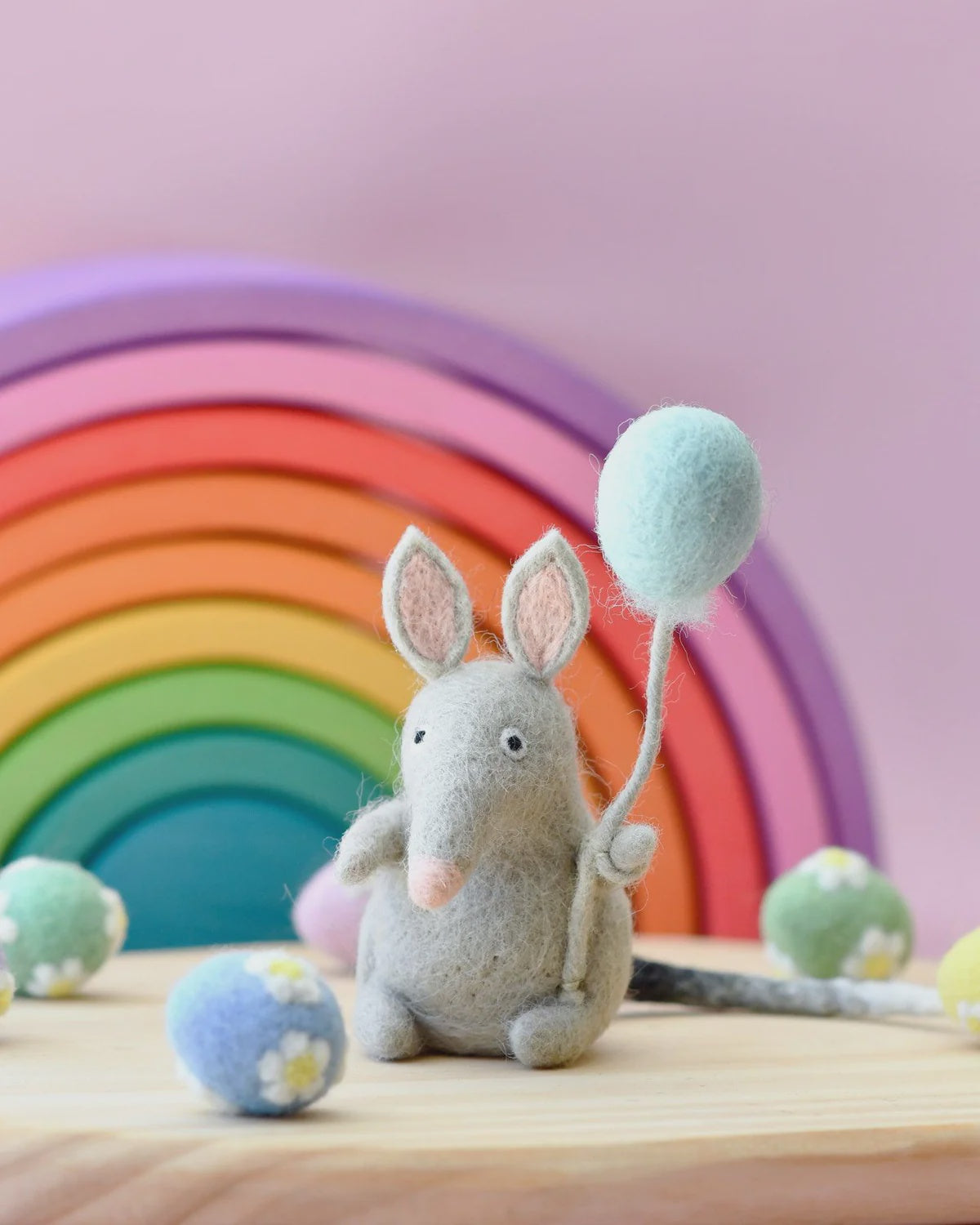 Tara Treasures - Felt Bilby with Balloon Toy - The Ivy Room Adelaide