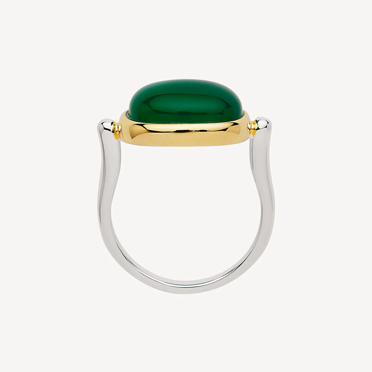 Najo - Fleur Green Onyx Ring - The Ivy Room Adelaide