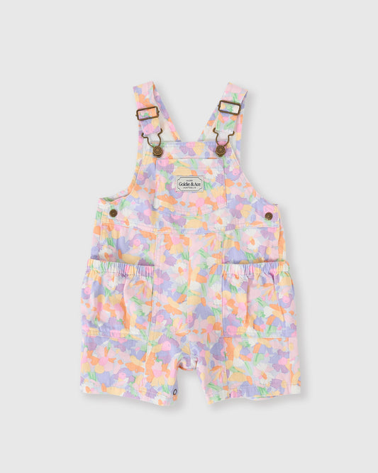 Goldie + Ace - Pastel Bouquet Pocket Overalls