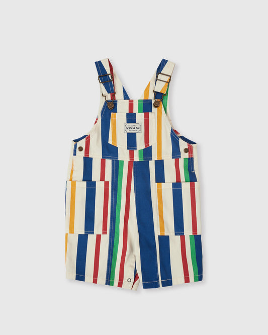 Goldie + Ace - Burton Denim Overalls 90s Bold Stripe