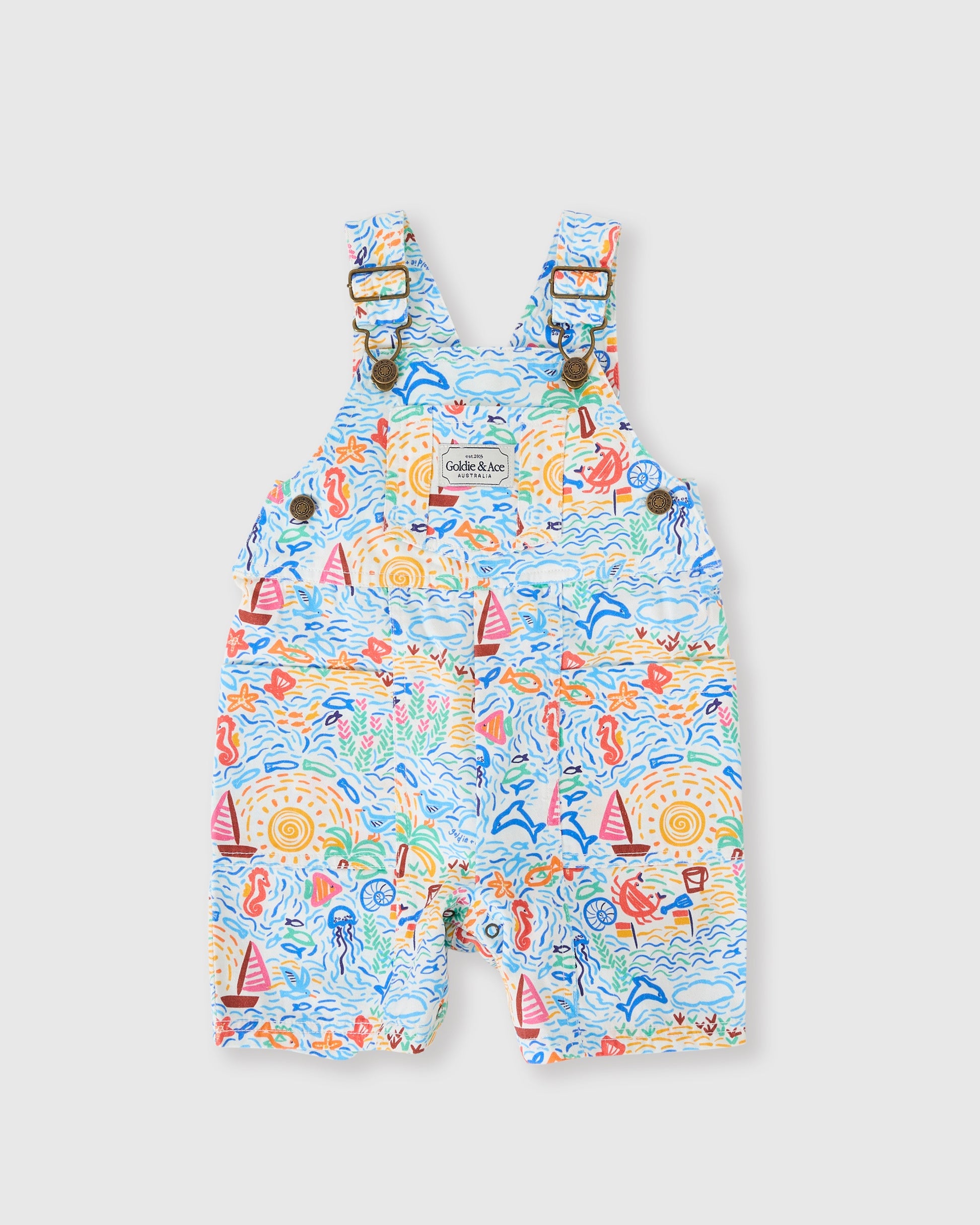 Goldie + Ace - Burton Denim Overalls Summer Bay - The Ivy Room Adelaide