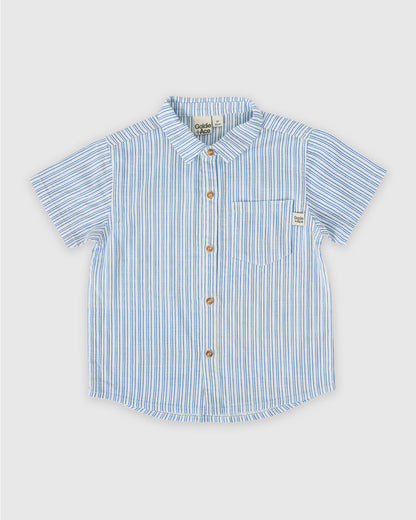 Goldie + Ace - Sailor Stripe Holiday Shirt