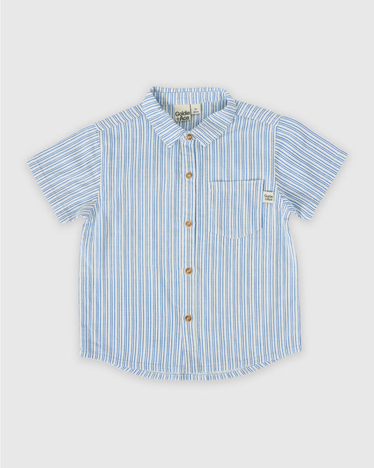 Goldie + Ace - Sailor Stripe Holiday Shirt