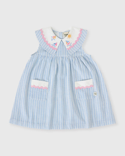 Goldie + Ace - Sailor Stripe Collared Dress - The Ivy Room Adelaide