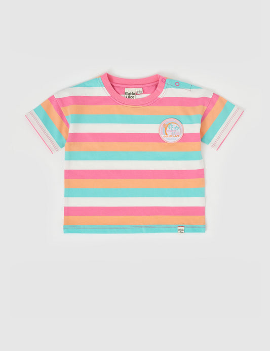 Goldie + Ace - Beach Clup Stripe T-Shirt