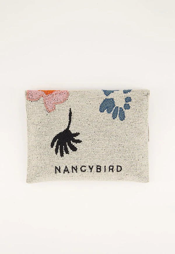 Nancybird - Fold Clutch / Watercolour