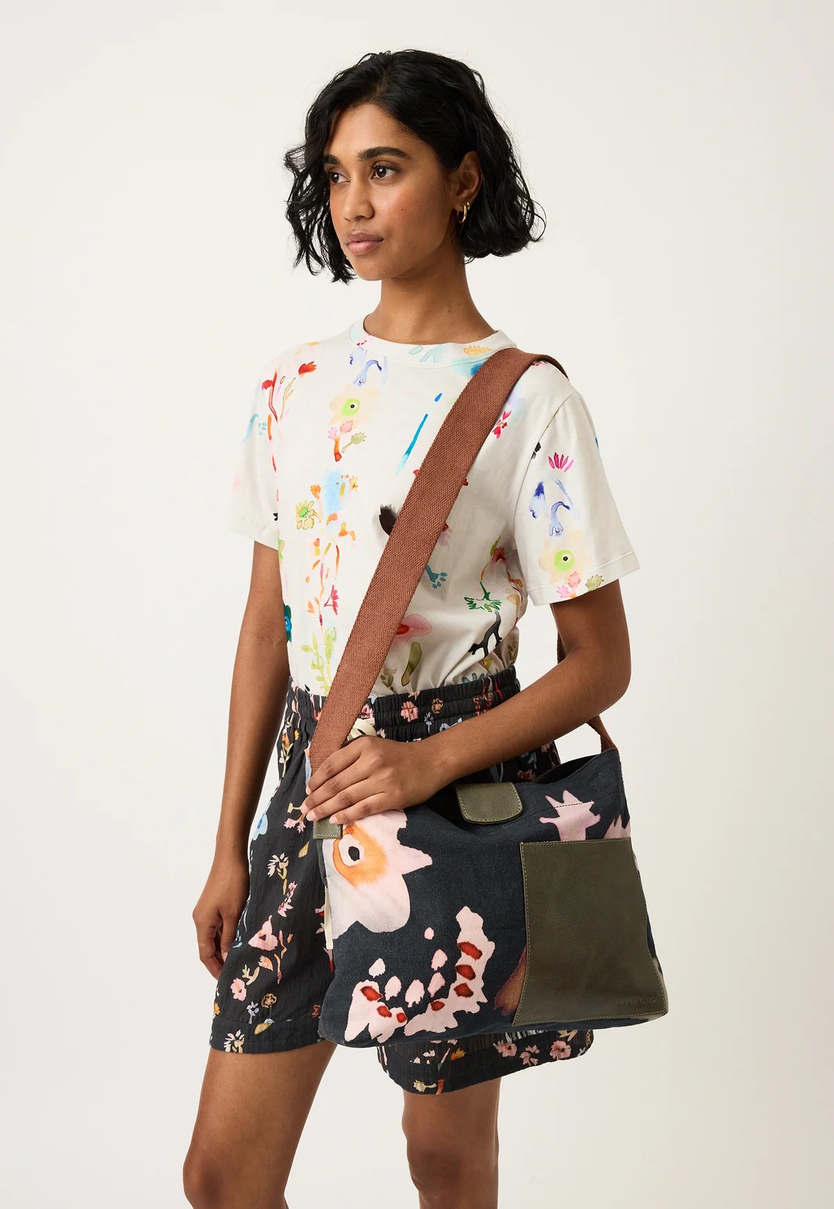 Nancybird - Assemble Tote / Watercolour