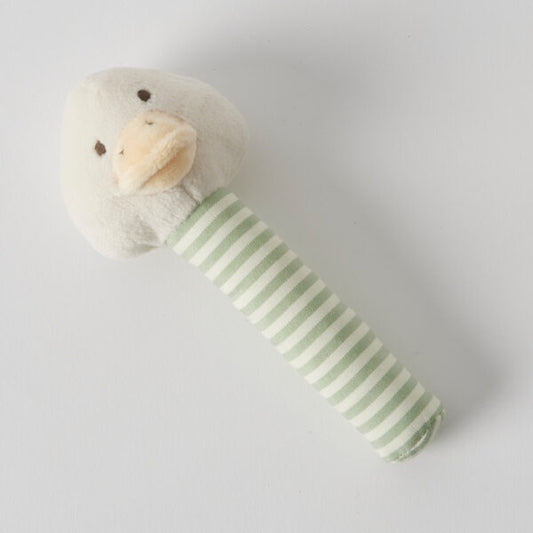 Jiggle & Giggle - Stripe Duck Rattle