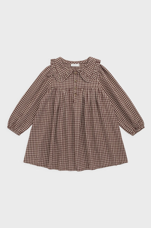 Jamie Kay - Organic Cotton Ira Dress / Cinnamon Gingham