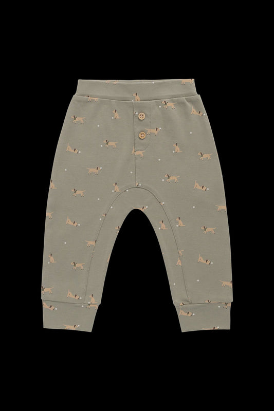 Jamie Kay - Pima Cotton Wesley Pant / Play Ball Vert
