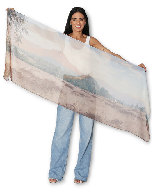 The Artists Label - Viscose Scarf / Kiewa Valley Autumn - The Ivy Room Adelaide