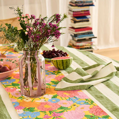 Kip & Co - Moss Stripe Napkin 4pc Set
