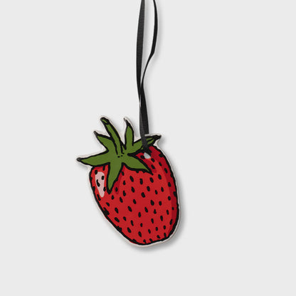 Studio Milligram - Christmas Ceramic Decoration | Strawberry - The Ivy Room Adelaide