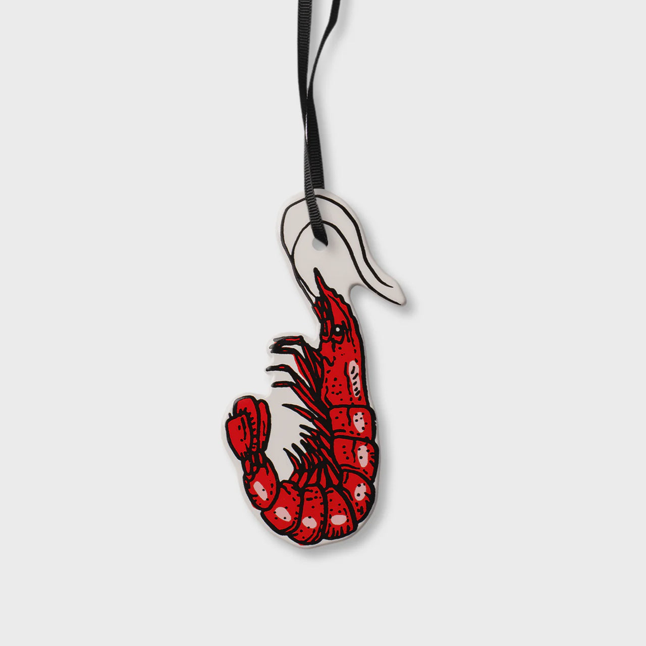 Studio Milligram - Christmas Ceramic Decoration | Prawn - The Ivy Room Adelaide