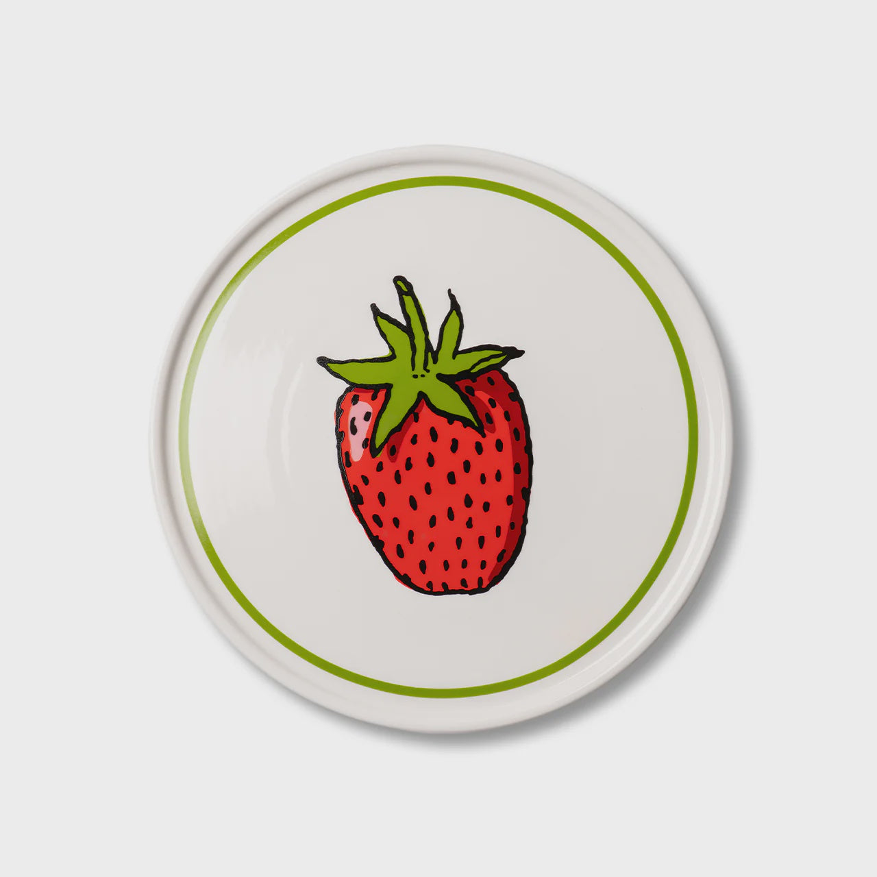 Studio Milligram - Christmas Plate Strawberry - The Ivy Room Adelaide