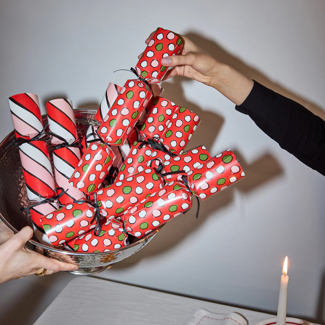 Studio Milligram - Christmas Crackers Cocktail Stripe - The Ivy Room Adelaide