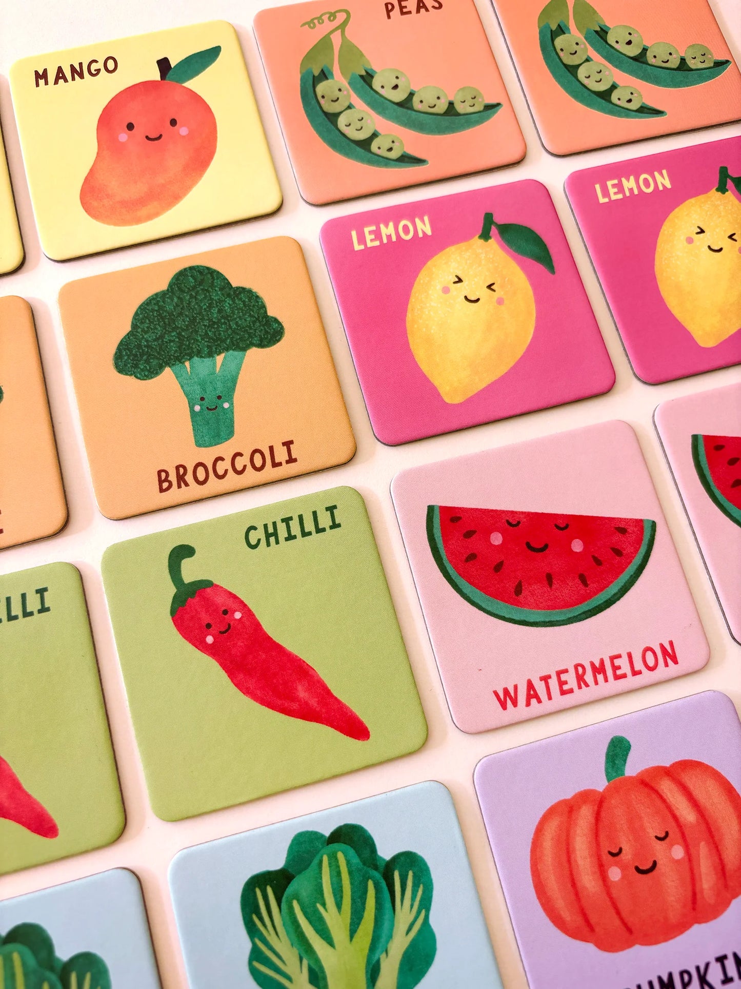 Lauren Sissons - Fruit & Veg Memory Game - The Ivy Room Adelaide