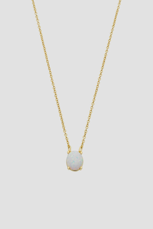 Emery Gold Opal Necklace - The Ivy Room Adelaide