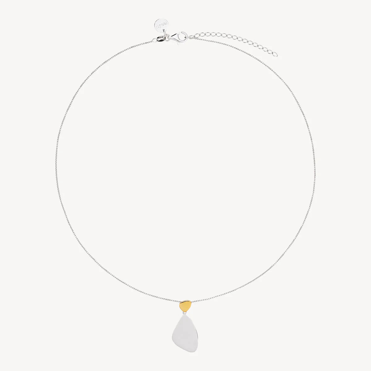 Najo - Papillon Two-Tone Pendant Necklace