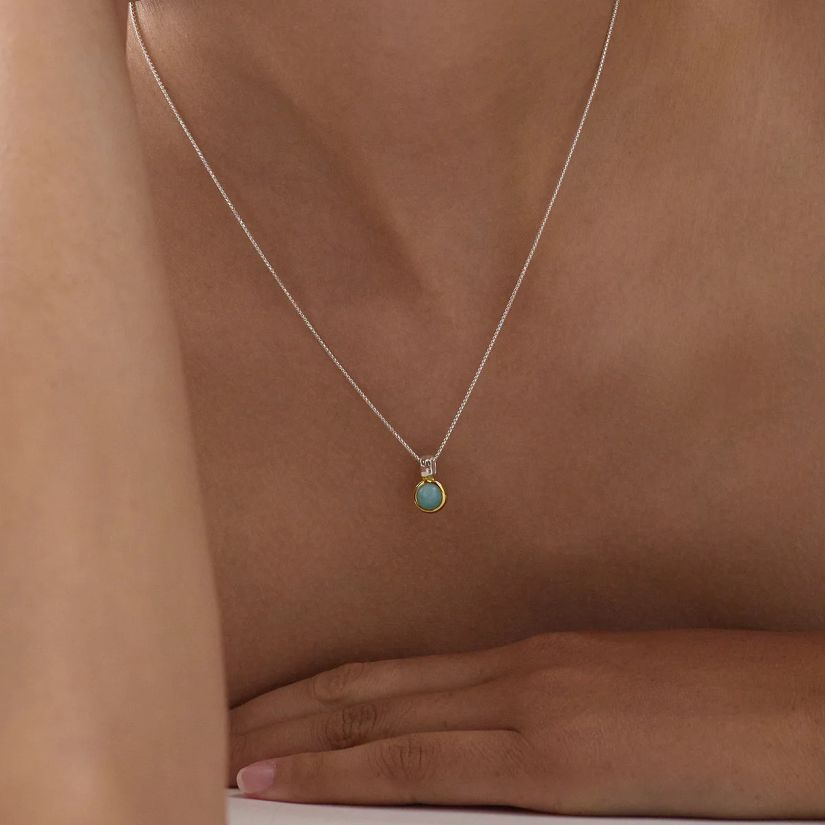 Najo - Solace 2-Tone Amazonite Necklace