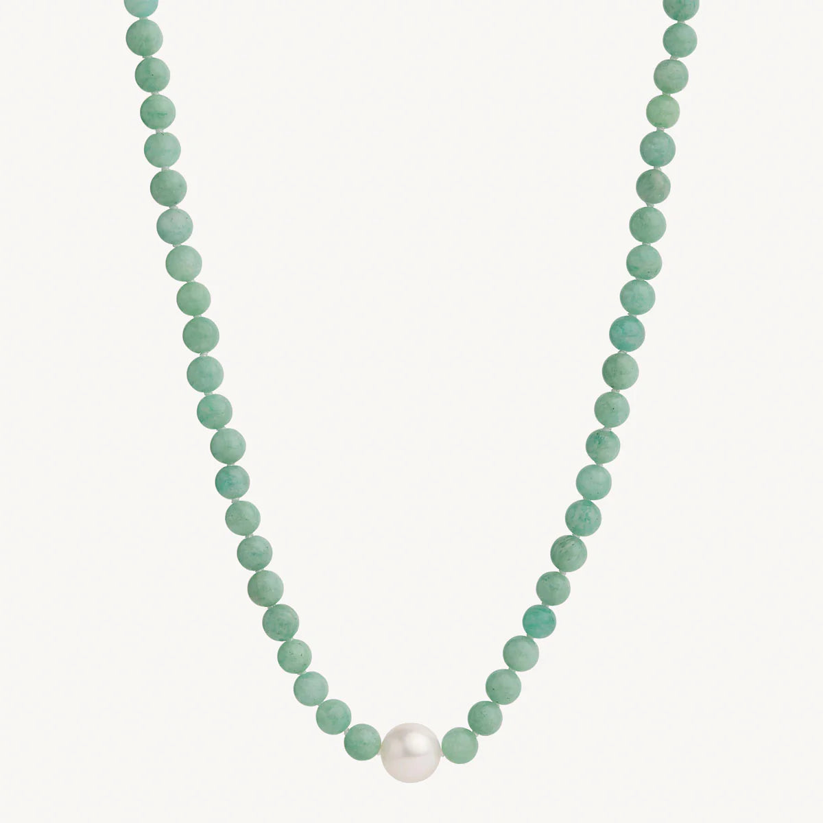 Najo - Sunset Amazonite & Pearl Necklace